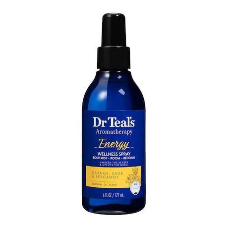 Dr Teal's Aromatherapy Energy Wellness Spray Orange, Sage & Bergamot 177 ml