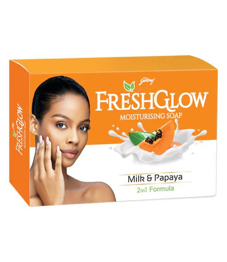 Freshglow Moisturising Bar Soap Milk & Papaya 140 g