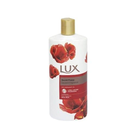 Lux Body Wash Secret Poppy Opulent Fragrance With With Bergamot Oil 600 ml