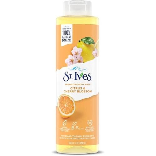 St. Ives Body Wash Energizing Citrus & Cherry Blossom 650 ml