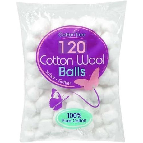 Cotton Tree Cotton Wool Balls Softer & Fluffier x120