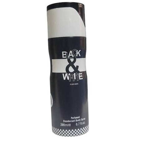 Black & White Perfumed Deodorant Body Spray For Men 200 ml