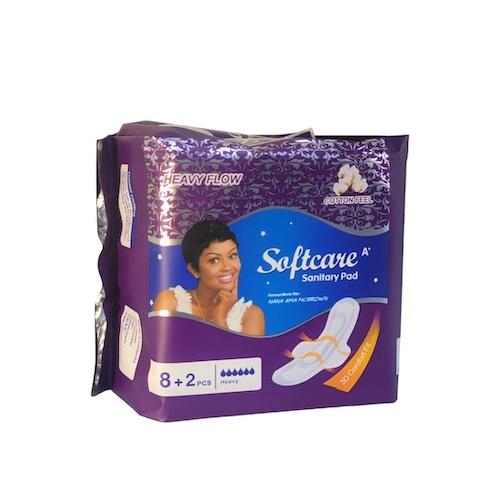 Softcare Heavy Flow Sanitary Pad x8+2