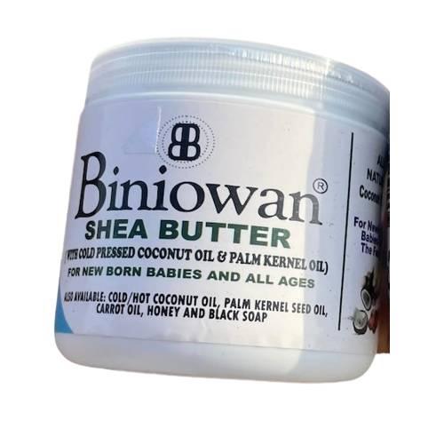 Biniowan Shea Butter With Cold Pressed Coconut Oil & Palm Kernel Oil 280 g