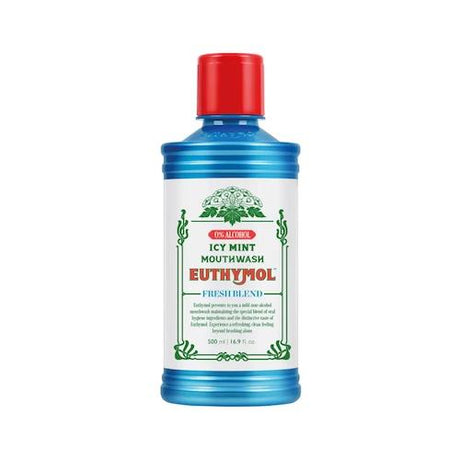 Euthymol Mouthwash Icy Mint Fresh Blend 500 ml