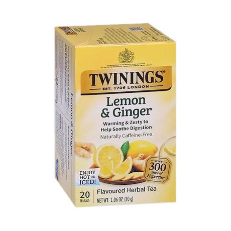 Twinings Lemon & Ginger Tea 40 g x20