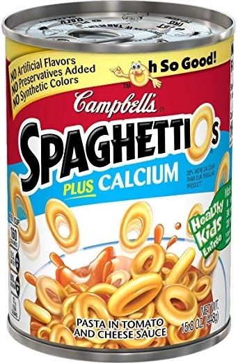 Campbell's Spaghettios Plus Calcium 448 g