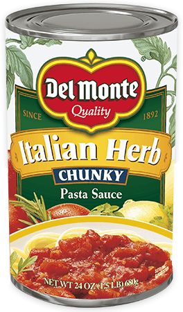 Del Monte Pasta Sauce Italian Herb Chunky 680 g