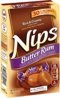 Nips Rich & Creamy Hard Candy Butter Rum 113.3 g