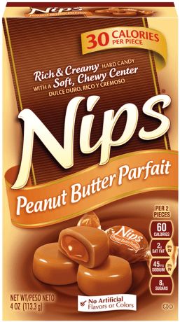 Nips Rich & Creamy Hard Candy Peanut Butter Parfait 113.3 g