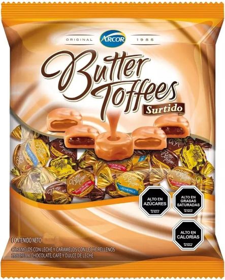 Arcor Butter Toffees Surtido Assorted 400 g