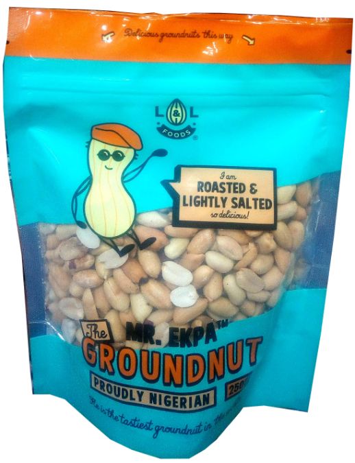 Mr. Ekpa Groundnut Roasted & Salted Sachet 250 g