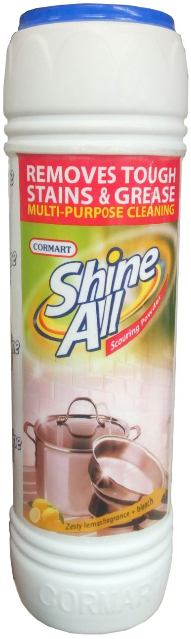 Cormart Shine All Scouring Powder Zesty Lemon Fragrance With Bleach 600 g