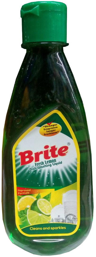 Brite Fresh Dish Washing Liquid Lemon 250 ml