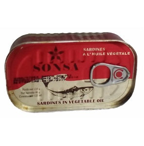 Sonsa Sardines In Vegetable Oil 125 g