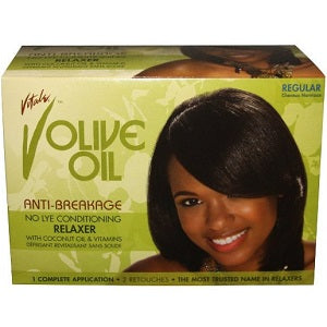 Vitale Olive Oil Sensitive Scalp No Lye Conditioning Relaxer Regular