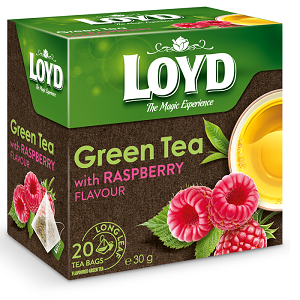 Loyd Green Tea With Raspberry Flavour 30 g x20