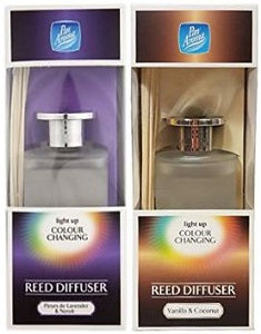 Pan Aroma Light Up Colour Changing Reed Diffuser Assorted 100 ml