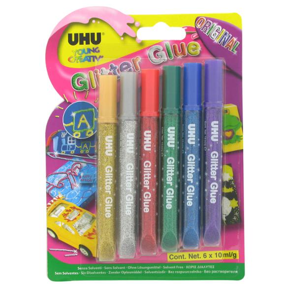 UHU Gliter Glue Set 55 ml