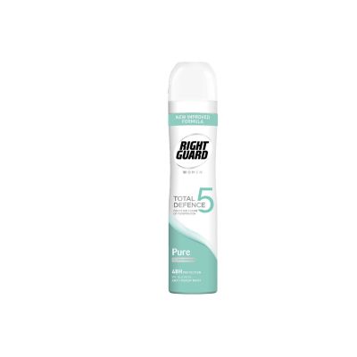 Right Guard Deodorant Spray Women Total Defence 5 Pure 250 ml