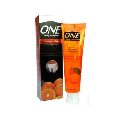 ONE Family Toothpaste Orange Mint With Vitamin C & Calcium 130 g