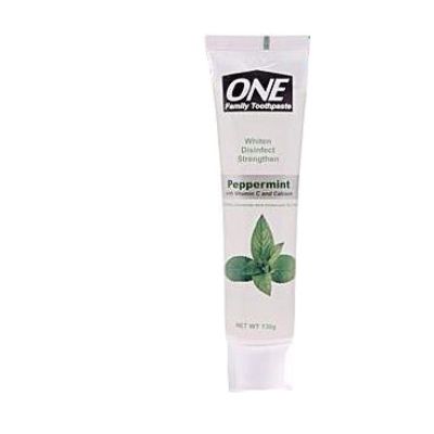 ONE Family Toothpaste Peppermint With Vitamin C & Calcium 130 g