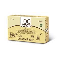 100 Cows Blended Butter Unsalted 200 g Supermart.ng