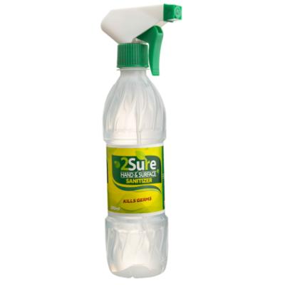 2Sure Hand & Surface Sanitiser Lemon Fragrance 500 ml Supermart.ng