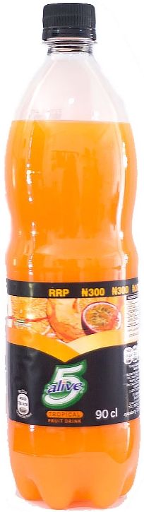 5 Alive Tropical Fruit 90 cl Supermart.ng