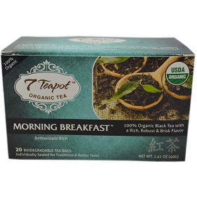 7 Teapot Organic Tea Morning Breakfast x20 Supermart.ng