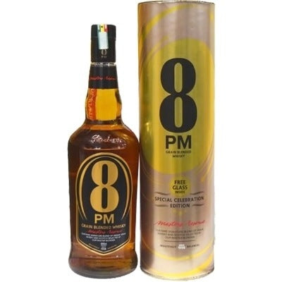 8pm Grain Blended Whisky Special Celebration Edition With Glass 1 L Supermart.ng