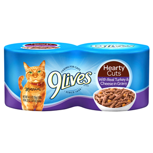 9 Lives Hearty Cuts With Real Turkey & Cheese In Gravy 624 g Supermart.ng