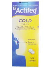 Actifed Cold 12 Tablets Supermart.ng