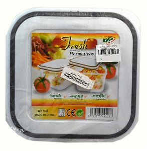 Aildas Kool Master Food Container x4 (Square) Supermart.ng