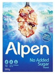 Alpen Muesli No Added Sugar 560 g Supermart.ng