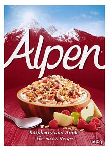Alpen Muesli Raspberry & Apple 560 g Supermart.ng