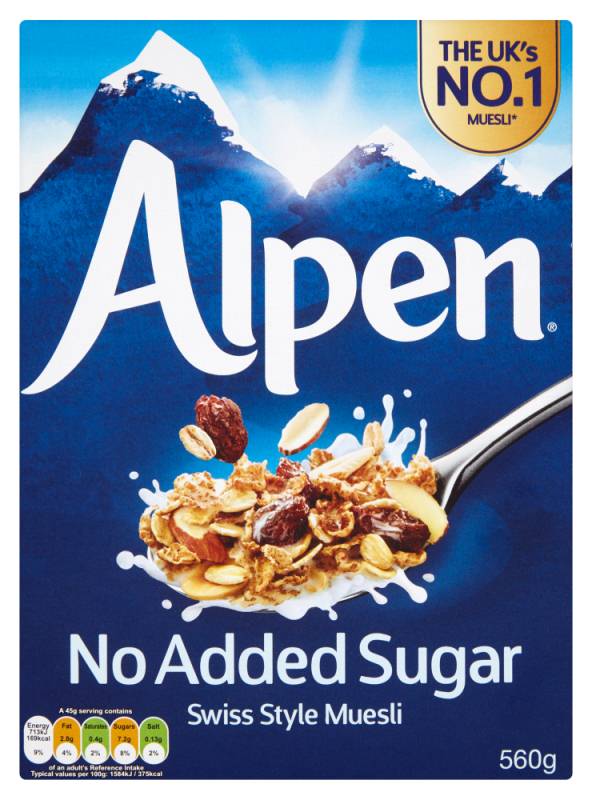 Alpen Swiss Style Muesli No Added Sugar 500 g Supermart.ng