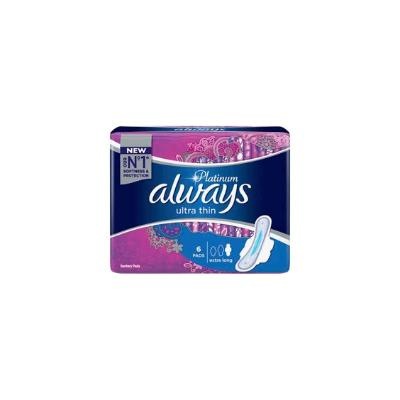 Always Ultra Platinum Sanitary Pads Extra Long x6 Supermart.ng