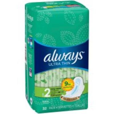 Always Ultra Thin Sanitary Pads Long x32 Supermart.ng