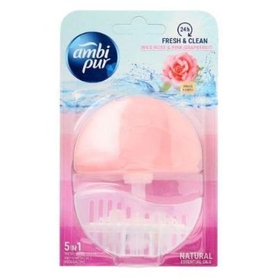 Ambi Pur Toilet Rim Block Fresh & Clean Wild Rose & Pink Grapefruit 55 ml Supermart.ng