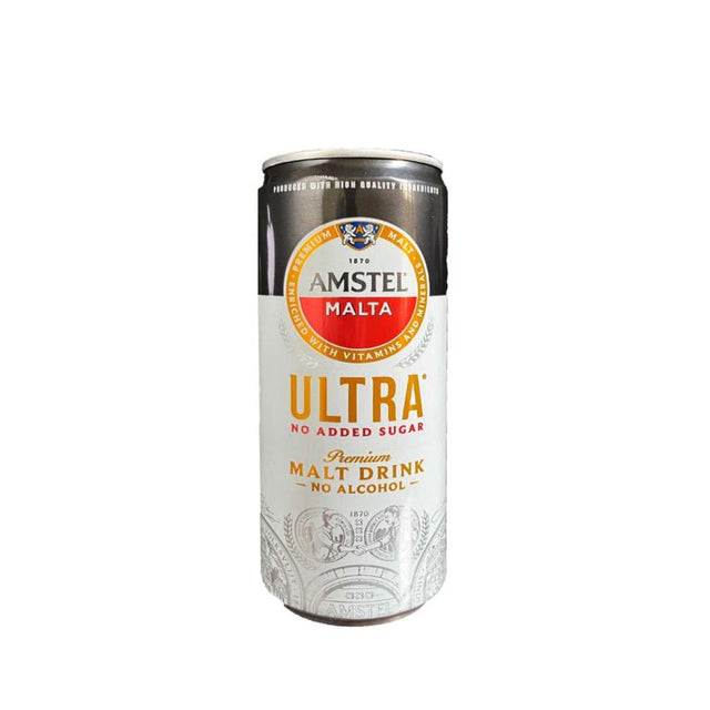 Amstel Malta Ultra No Added Sugar Can 33 cl Supermart.ng