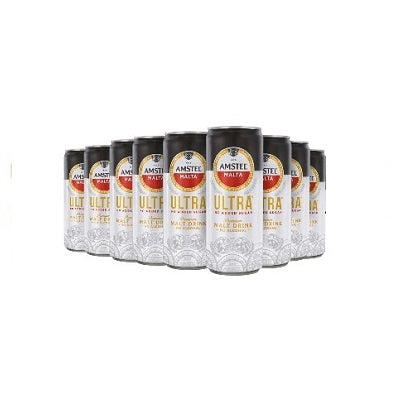 Amstel Malta Ultra No Added Sugar Can 33 cl x24 Supermart.ng