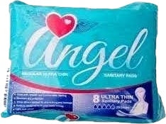 Angel Sanitary Pad Ultra Thin Heavy Flow Extra Long x7 Supermart.ng