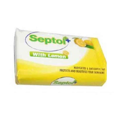 Septol Medicated & Antiseptic Soap With Lemon 70 g x6