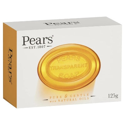 Pears Transparent Soap Natural Oils 125 g x4