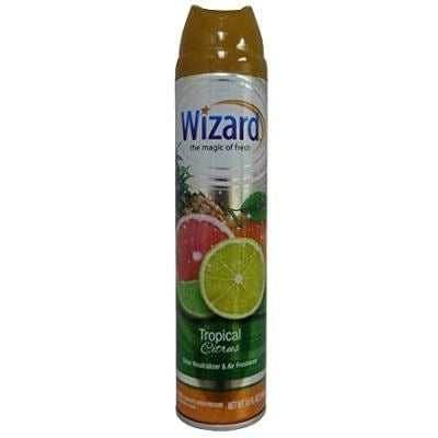 Wizard Odour Neutraliser & Air Freshener Tropical Citrus 283 g