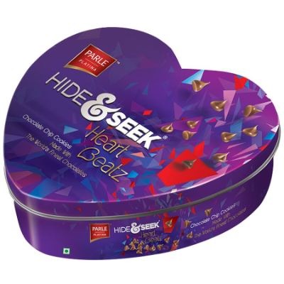 Parle Platina Hide & Seek Heart Beatz Chocolate Chip Cookies 363 g