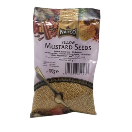 Natco Yellow Mustard Seeds Sachet 100 g