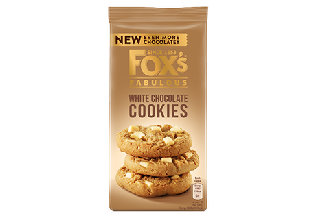 Fox's Fabulous Cookies White Chocolate 180 g