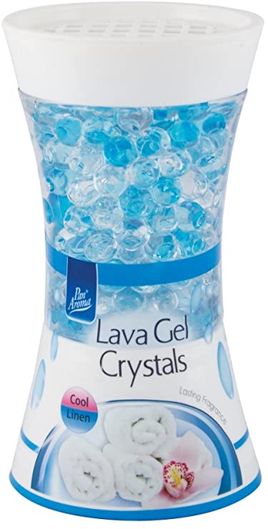 Pan Aroma Lava Gel Crystals Air Freshener Cool Linen 150 g